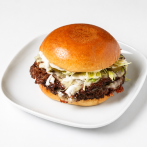 Garlic Lime Single Smash Burger